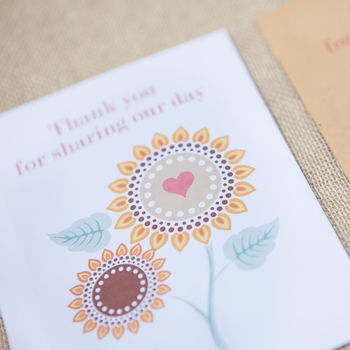 10 'Thank You For Sharing Our Day' Seed Packet Favours, 4 of 6