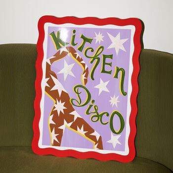 Kitchen Disco Retro Music Art Print, 2 of 12