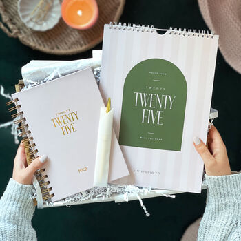 2025 Personalised Diary, Wall Calendar And Pen Bundle, 2 of 12