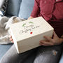 Personalised Christmas Eve Wooden Keepsake Box, thumbnail 2 of 10