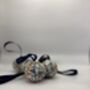 Handmade Fabric Christmas Baubles 6cm, Ribbon Loop, thumbnail 1 of 12