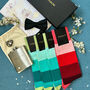 Bright Groom And Groomsmen Wedding Socks Gift Box, thumbnail 1 of 4