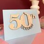 Personalised Golden Wedding Anniversary, thumbnail 6 of 8