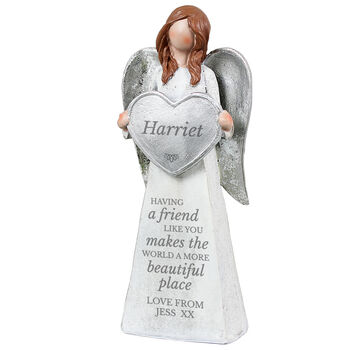 Personalised A Friend Like You Angel Ornament, 2 of 3