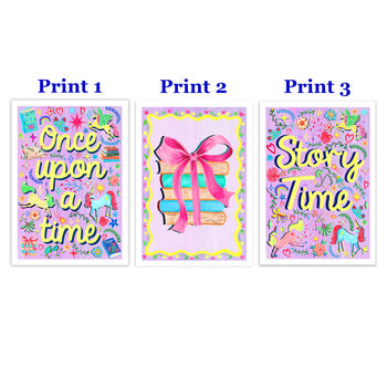 Magical Storybook Nursery Print Set, 3 of 12