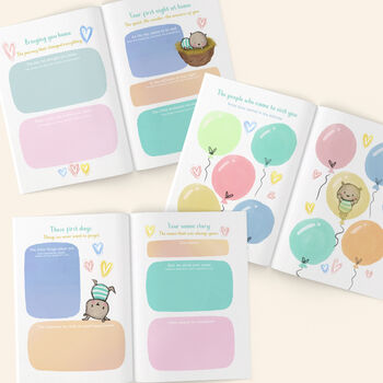 Personalised Pregnancy Baby Record Journal, 6 of 9