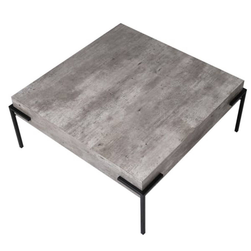Brunswick Concrete Effect Coffee Table By The Orchard Furniture