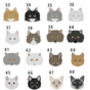 Personalised Cat Breed Photo Keyring, thumbnail 8 of 12