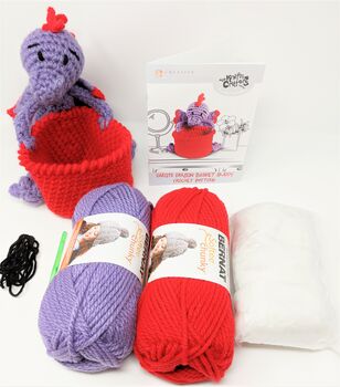 Basket Buddies Dakota Dragon Crochet Kit, 3 of 4