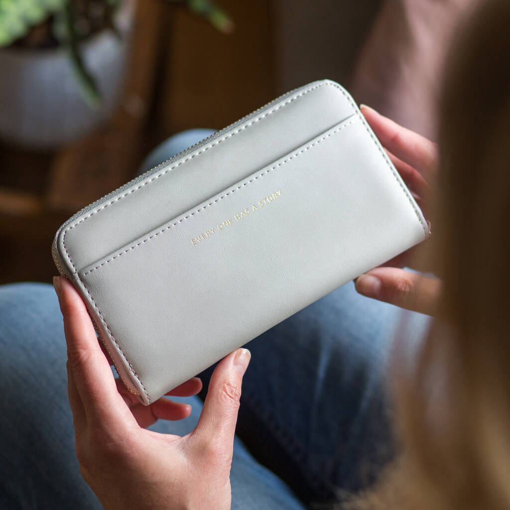 Fable Grey Wallet By Home & Glory