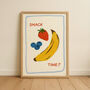 Snack Time? Kids Illustration Print Toddler Nursery, thumbnail 1 of 7