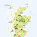 map of scotland