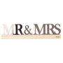 Rose Gold Acrylic Mr And Mrs Sign, thumbnail 2 of 3