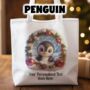 Personalised Christmas Breakout Animals Tote Gift Bag, thumbnail 3 of 7