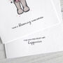Wellies 'Blooming Lovely Birthday' Card, thumbnail 4 of 5