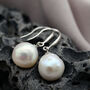 Baroque Pearl Sterling Silver Hook Earrings, thumbnail 12 of 12