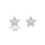 Sterling Silver Mini Star And Moon Stud Earrings, thumbnail 4 of 6