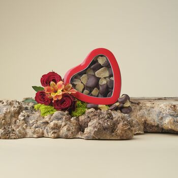 Heart Full Of Ginger Tongues Dipped In Dark Chocolate, 2 of 7