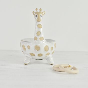 Personalised Giraffe Jewellery And Trinket Dish, 4 of 6