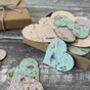Pastel Seed Paper Hearts Letterbox Gift, thumbnail 1 of 7