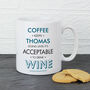 Personalised Acceptable To Drink Mug, thumbnail 2 of 5