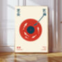 Japanese Music Retro Art Print, thumbnail 1 of 4
