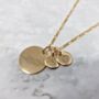 Gold Vermeil Plated Tie The Knot Wedding Necklace, thumbnail 1 of 5