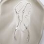 Sterling Silver Falling Threader Earrings, thumbnail 1 of 8