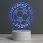 Personalised Football LED Night Light, thumbnail 8 of 10