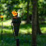 Gemma Outdoor Garden Torch Metallic Black, thumbnail 8 of 8