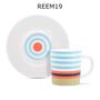 Coloured On Trend Porcelain Espresso Cup And Saucer, thumbnail 3 of 9