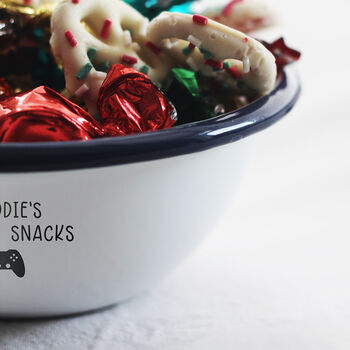 Personalised Gamer's Snack Bowl, 4 of 4