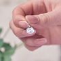 Personalised Silver Paw Print Charm, thumbnail 2 of 9