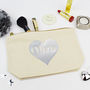 Personalised Silver Heart Tote Bag, thumbnail 6 of 6
