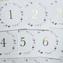 Edith Floral Table Numbers, thumbnail 4 of 5