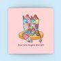 Cute Ice Cream Greetings Card, thumbnail 1 of 9