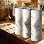 Personalised Glitter Effect Travel Cup – Geode And Marble Style Gift, thumbnail 1 of 9