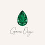 May Birthstone Green Onyx Gold Plated Necklace, thumbnail 8 of 12