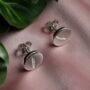 Sterling Silver Feather Stud Earrings, thumbnail 1 of 4