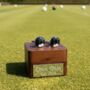 Personalised Lawn Bowls Cufflinks, thumbnail 7 of 10