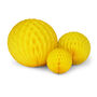 Honeycomb Ball Trio Bright Yellow, thumbnail 1 of 4