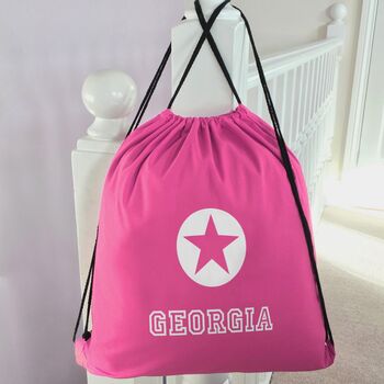 Child's Personalised Star Swim Bag, 5 of 6