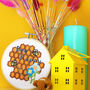 Bee Happy Cross Stitch Kit, thumbnail 7 of 9