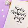 Fiance Christmas Card, thumbnail 2 of 6