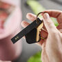 Bluetooth Tracker Personalised Leather Keyring, thumbnail 4 of 8