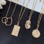 Gold Pendant Necklaces For Her, thumbnail 1 of 9