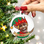 Personalised Funny Elf Photo Bauble, thumbnail 5 of 7