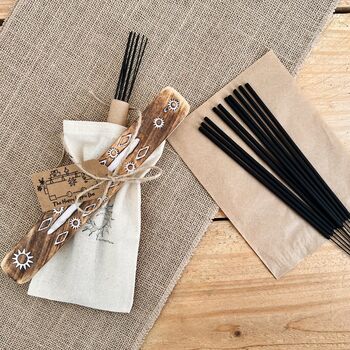 Himalayan Sandalwood Hand Dipped Incense Sticks Long, 6 of 12