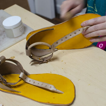 Leather Sandal Making Experience Day In Manchester, 8 of 9