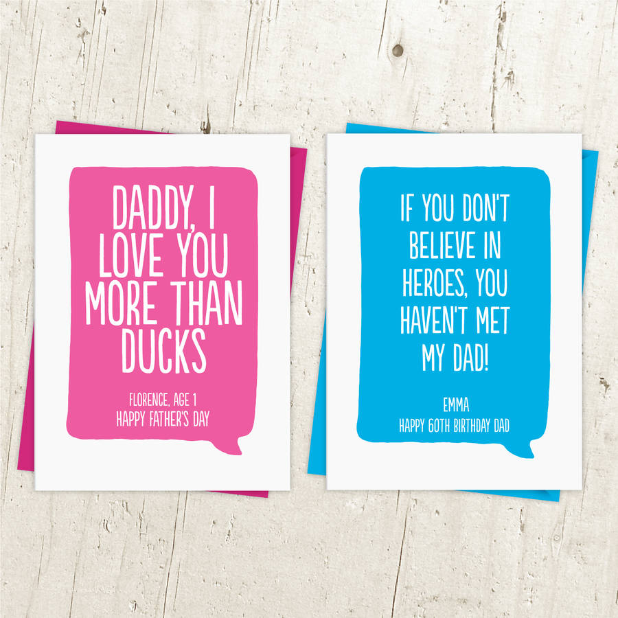 Personalised Quote Card